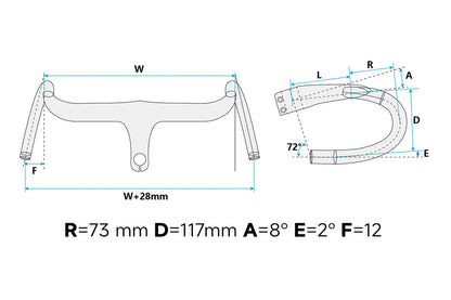 Gravel Carbon Aero Bars